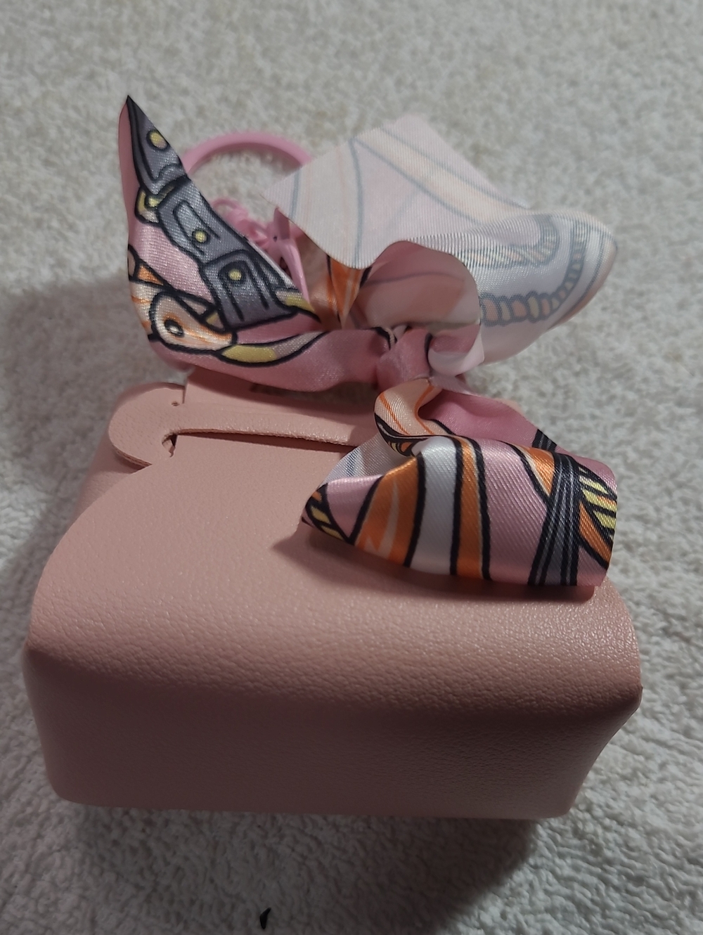 Pink Bag Charm
